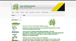 Desktop Screenshot of phe.com.au